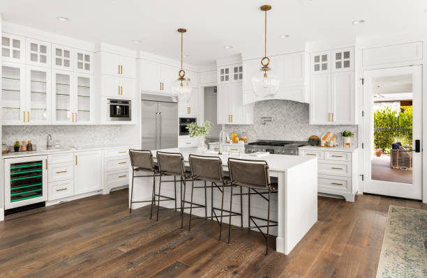 LVP kitchen floor Magnolia