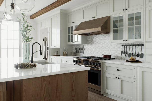 Hardwood kitchen floor Magnolia